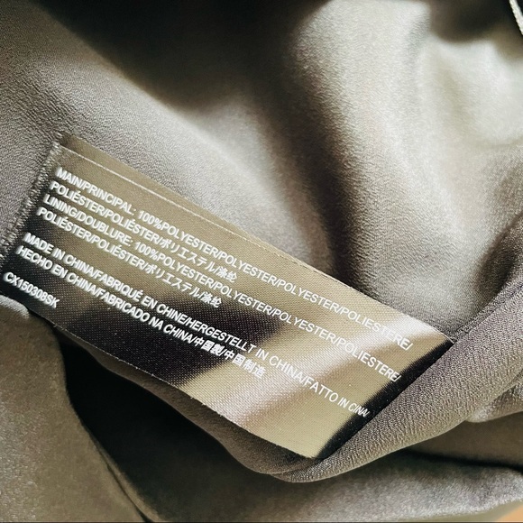 Revolve C/MEO COLLECTIVE black asymmetrical skirt - Picture 5 of 5